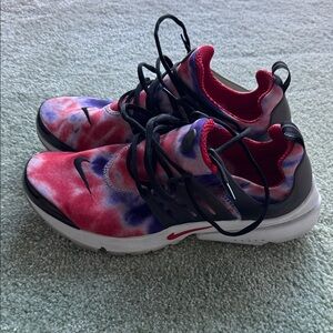 Nike Men Sneakers - Red and Purple Tie-Dye presto’s